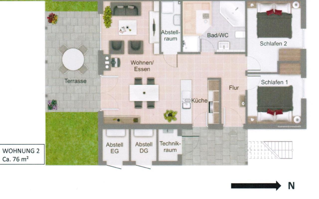 5*Ferienwohnung Seeblick 2 벤디쉬 리츠 외부 사진